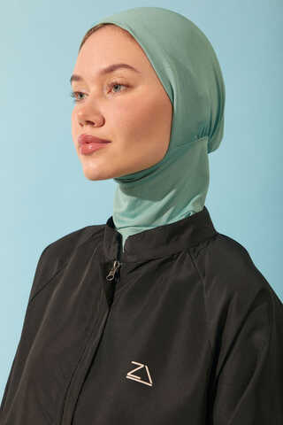 Modest Swim Cap in Aqua Green - 3