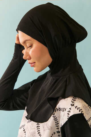 Modest Swim Cap in Black - 2