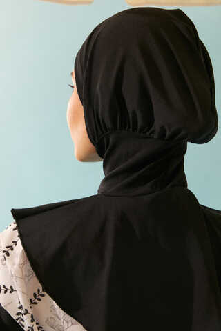 Modest Swim Cap in Black - 4