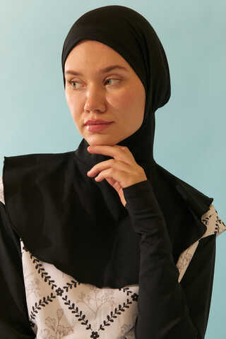Modest Swim Cap in Black - 3