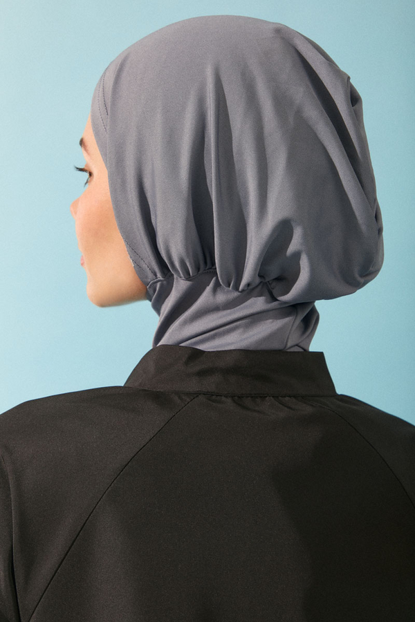 Modest Swim Cap in Gray - 6