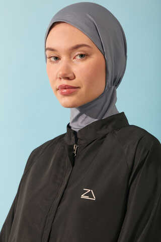 Modest Swim Cap in Gray - 4