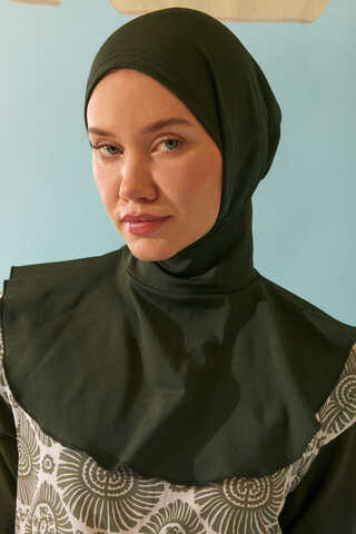 Modest Swim Cap in Khaki - 1