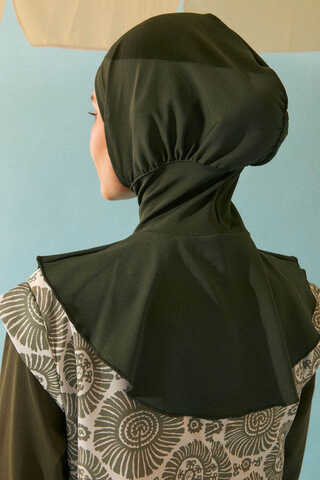 Modest Swim Cap in Khaki - 4