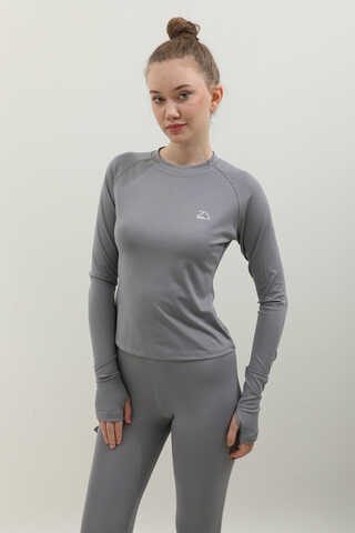 Modest Swimsuit with Vest in Grey - 11
