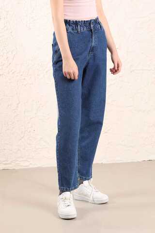 Mom Jeans Dark Blue - 3