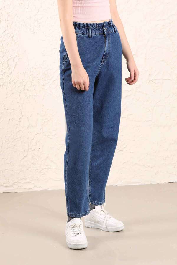 Mom Jeans Dark Blue - 3