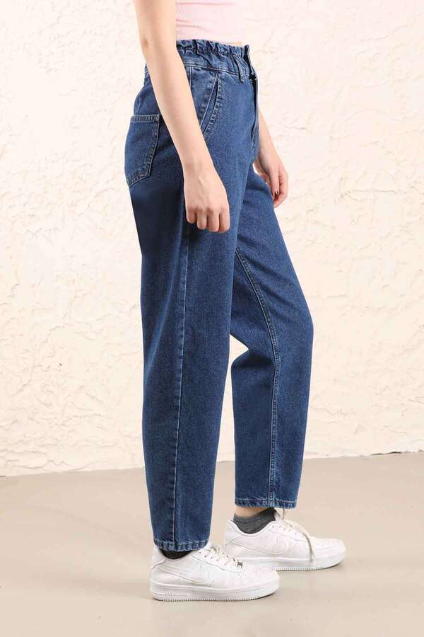 Mom Jeans Dark Blue - 4
