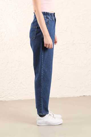 Mom Jeans Dark Blue - 5
