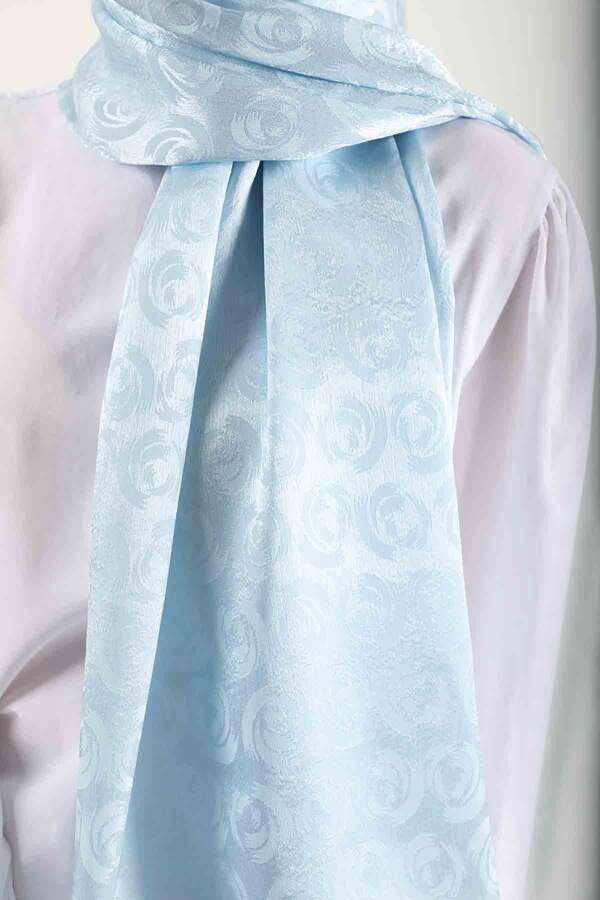 Monogram Şal Bebe Mavisi - 2