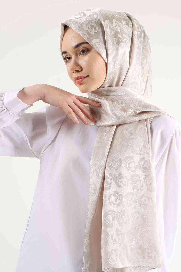 Monogram Şal Çakıl - 1