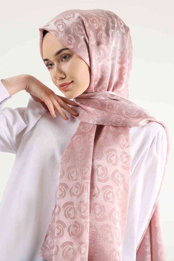 Monogram Şal Pudra - 1