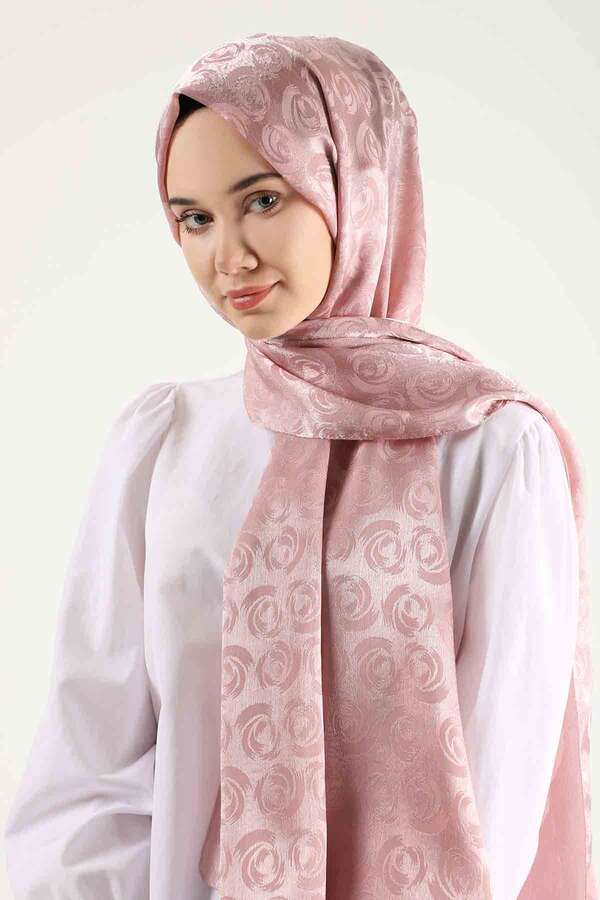 Monogram Şal Pudra - 3