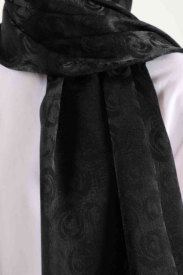 Monogram Shawl Black - 2
