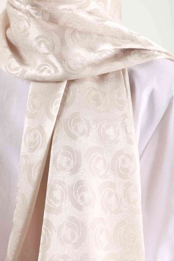 Monogram Shawl Gravel - 2