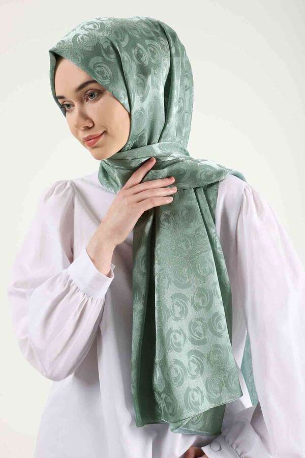 Monogram Shawl Green 