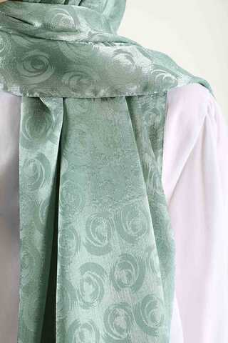 Monogram Shawl Green - 2