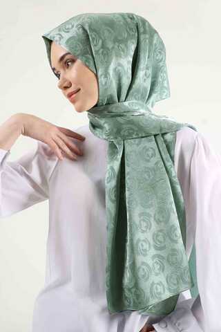 Monogram Shawl Green - 3