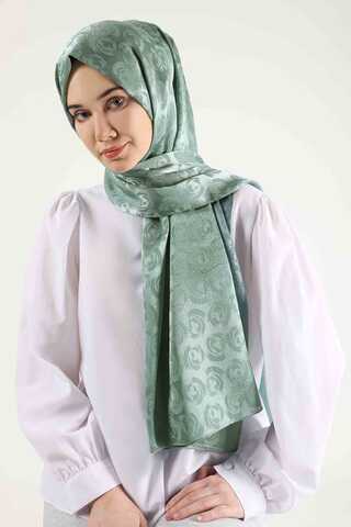 Monogram Shawl Green - 4