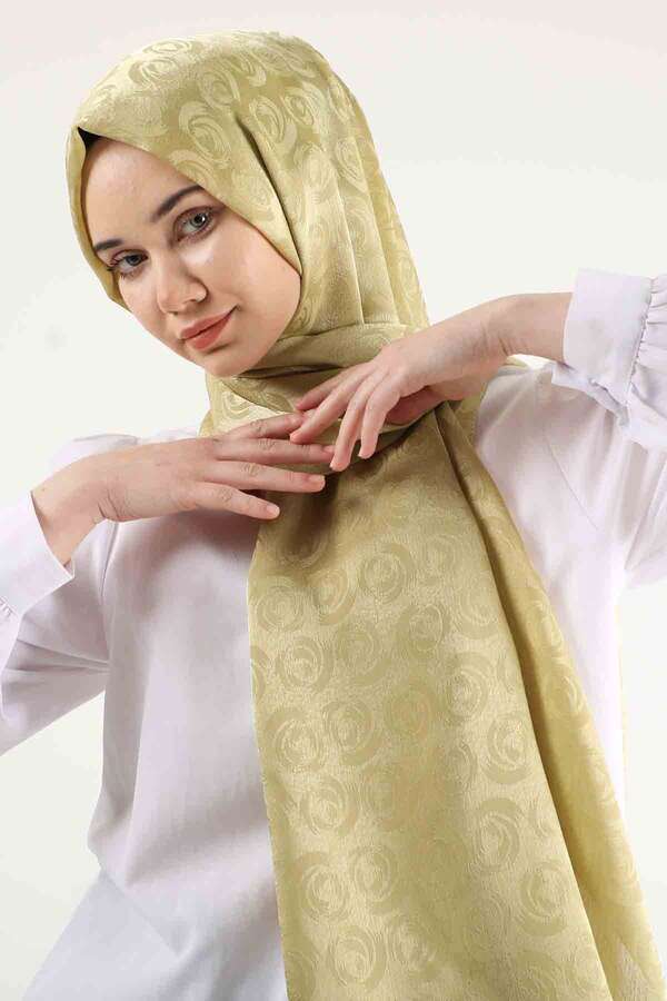 Monogram Shawl Mustard 