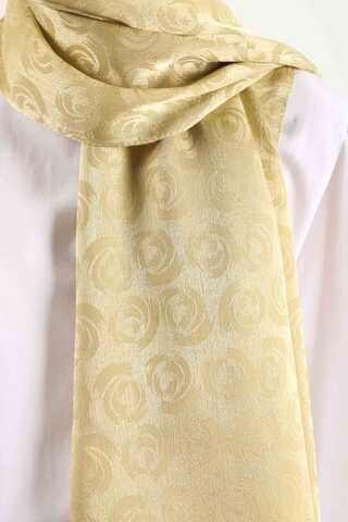 Monogram Shawl Mustard - 2