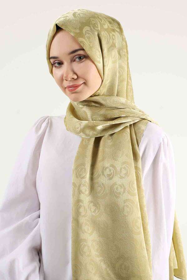 Monogram Shawl Mustard - 3