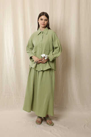 Müslin Etek Takım Mint - 3