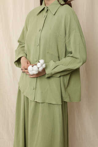 Müslin Etek Takım Mint - 2