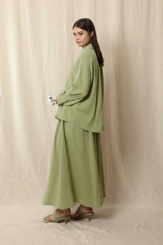 Müslin Etek Takım Mint - 5