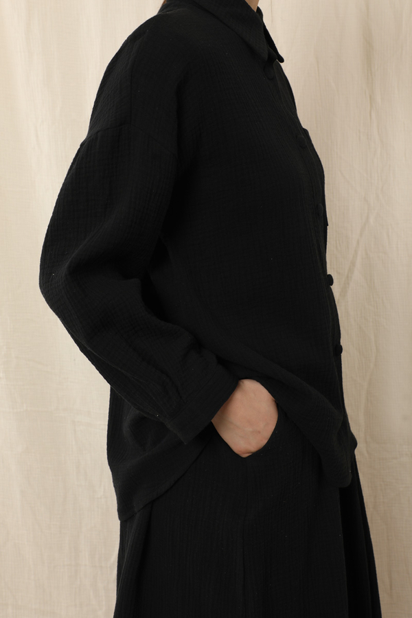 Müslin Etek Takım Siyah - 8