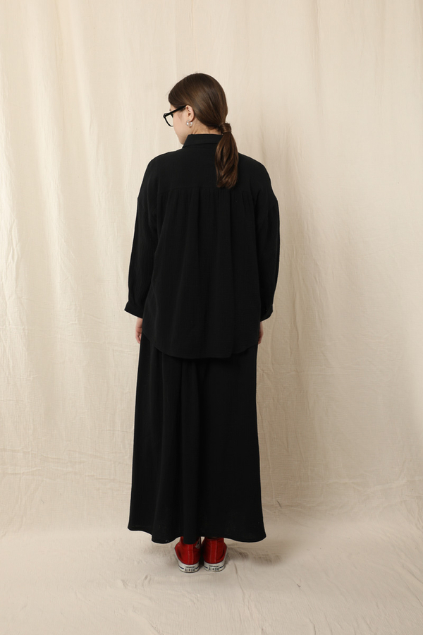 Müslin Etek Takım Siyah - 10