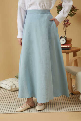 Muslin Skirt Baby Blue - 3
