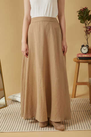 Muslin Skirt Beige - 5
