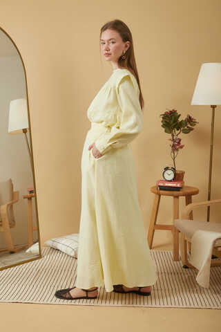Muslin Skirt Butter Yellow  - 6
