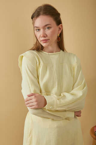 Muslin Skirt Butter Yellow  - 13