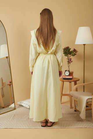 Muslin Skirt Butter Yellow  - 8