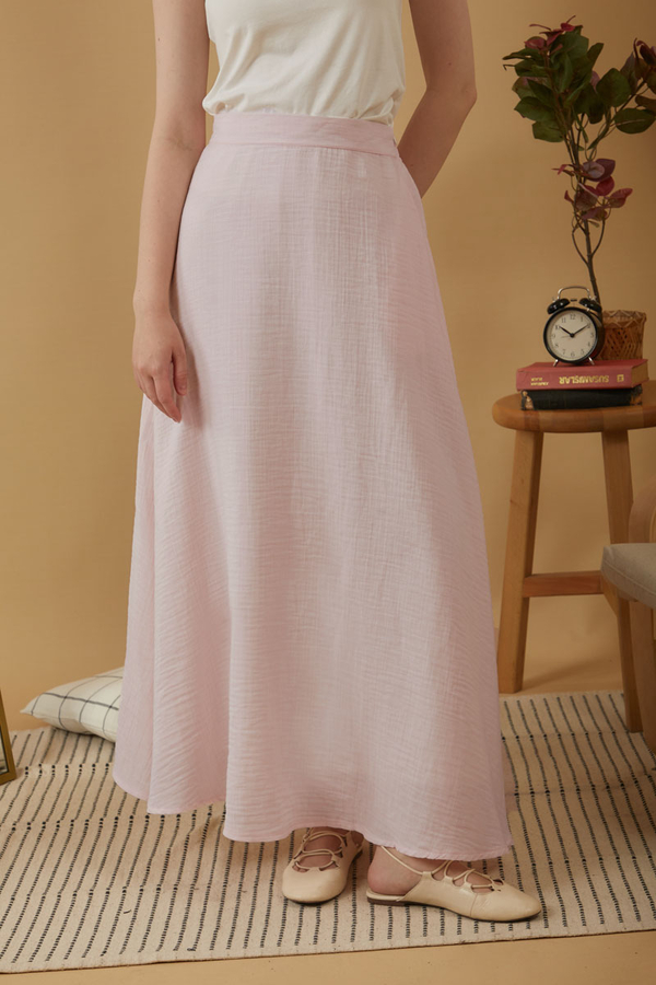 Muslin Skirt Powder Pink 