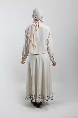 Nakışlı Etek Takım Taş - 7