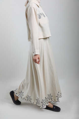 Nakışlı Etek Takım Taş - 6