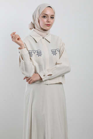 Nakışlı Etek Takım Taş - 1
