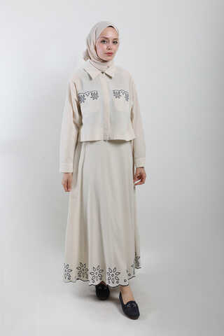 Nakışlı Etek Takım Taş - 2