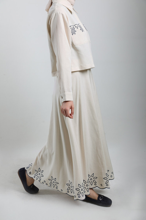 Nakışlı Etek Takım Taş - 6