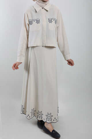 Nakışlı Etek Takım Taş - 4
