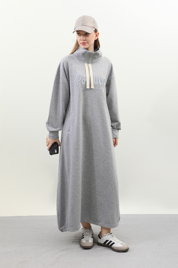 NakışIı Spor Elbise Gri - 1