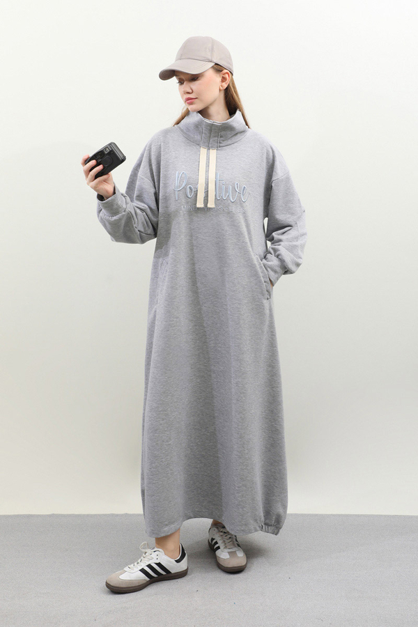 NakışIı Spor Elbise Gri - 2