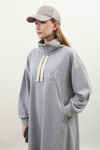 NakışIı Spor Elbise Gri - 5