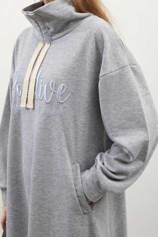 NakışIı Spor Elbise Gri - 6