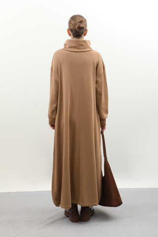 Nakışlı Spor Elbise Taba - 11