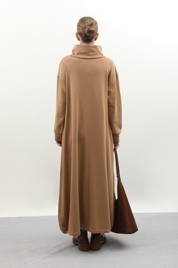 Nakışlı Spor Elbise Taba - 11