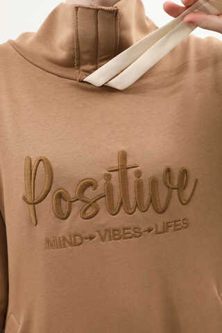 Nakışlı Spor Elbise Taba - 10